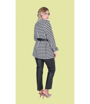 Veste Tailleur motifs pied de coq