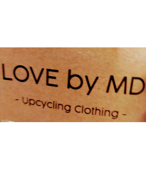 T- Shirt femme upcycling LOVE by MD