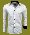 Chemise homme  bicolore-repassage facile- grandes tailles