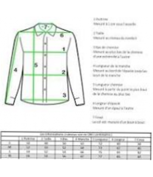 Chemise homme
