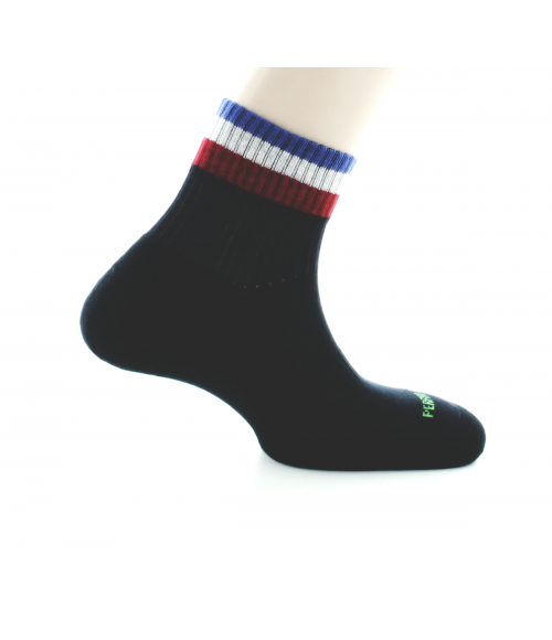 Chaussettes mi -mollet de tennis -confort sport 
 -mode durable- 
   coton bio GOTS