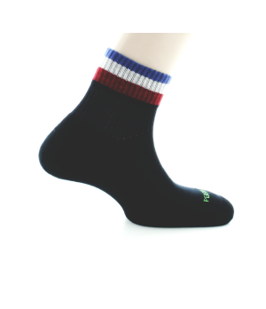 Chaussettes mi -mollet de tennis -confort sport 
 -mode durable- 
   coton bio GOTS