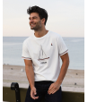 Tee shirt homme marque - couleur  maison ft  coton bio - chic-sport- durable-grande taille