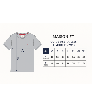 Tee shirt homme marque -coupe confortable