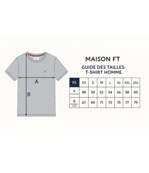 Tee- shirt homme maison ft