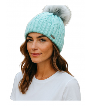 bonnet femme doublé polaire moderne et chic_chaleur