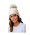 Bonnet femme double polaire