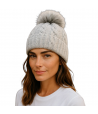 Bonnet femme double polaire