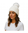 Bonnet femme double polaire