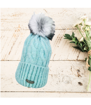 Bonnet femme double polaire