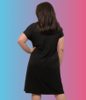 Robe noire a paillettes