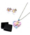 Ensemble collier chaine Et boucles d'oreilles