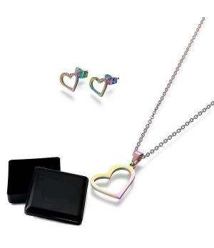 Coffret chaine pendentifs-boucle d'oreilles